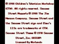 Elmo's 123s (USA) - Screen 1