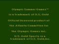 Olympic Summer Games (Euro) - Screen 1