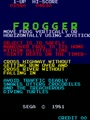 Frogger (Sega set 2) - Screen 2