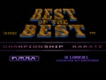 Best of the Best - Championship Karate (Euro) - Screen 1