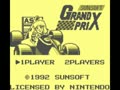 Sunsoft Grand Prix (Euro) - Screen 2