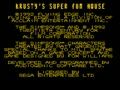 Krusty's Super Fun House (Euro, USA, v1.1) - Screen 1
