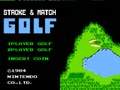 Vs. Stroke & Match Golf (Men Version) (Japan, set GF3 B) - Screen 1