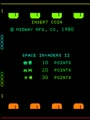 Space Invaders II (Midway, cocktail) - Screen 5