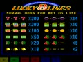 New Lucky 8 Lines / New Super 8 Lines (F-5, Witch Bonus) - Screen 1