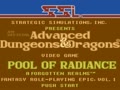 Advanced Dungeons & Dragons - Pool of Radiance (USA) - Screen 2