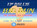Jaleco Rally Big Run - The Supreme 4WD Challenge (Jpn)