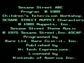 Sesame Street A B C (USA) - Screen 1