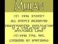 Disney's Mulan (Euro, USA) - Screen 2