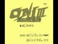 Oni III - Kuro no Hakaishin (Jpn)
