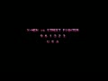 X-Men Vs. Street Fighter (USA 961023) - Screen 1