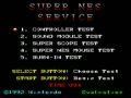 Test Cartridge / Super NES Service Version D (USA)